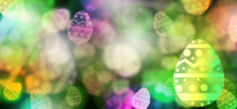 background of card for easter holiday