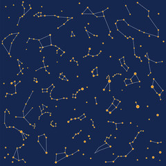constellation sky night pattern color © miaynata