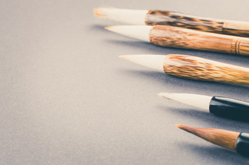 Chinese calligraphy brush for traditional writing