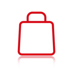 shopping cart icon stock vector illustration flat design