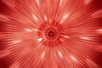 Abstract red fractal explosion with gloss and lines