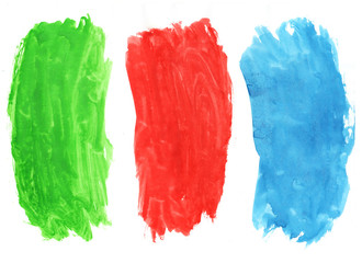 Naklejka premium Rainbow abstract aquarel