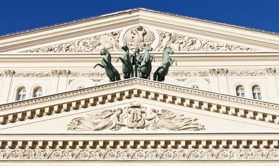 Bolshoi Theater is the national treasure of the country. The oldest musical theater of Russia is located practically in the center of Moscow, on the Theater Square