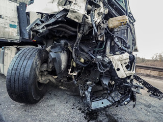 truck injured during an accident