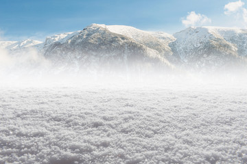 Winter snow ice Background