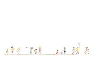 公園、世界の子どもたち