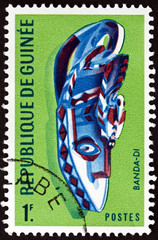 Postage stamp Guinea 1967 Small Banda Mask