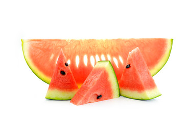 watermelon on white background