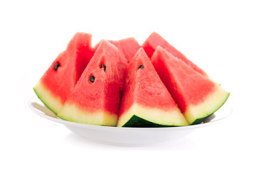 watermelon on white background