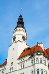 Town hall / City hall, The Upper square, Opava, Silesia, Czech Republic / Czechia - main touristic...