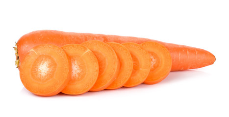 Carrot isolated on the white background