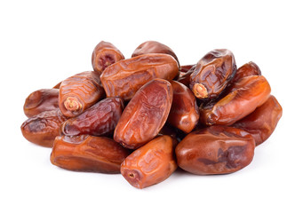 Date fruit isolated on the white background