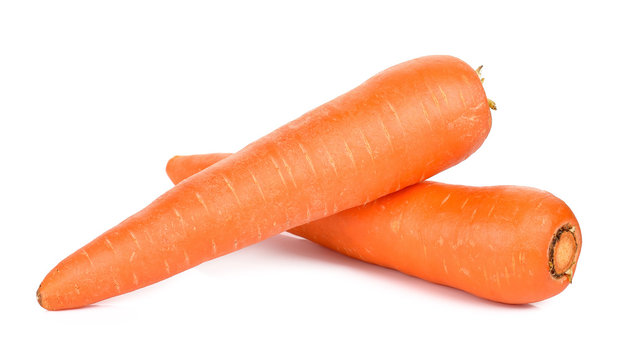 Carrot isolated on the white background