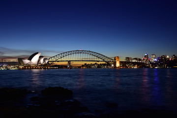 Opera House after sunset