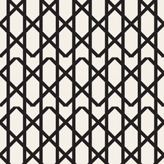 Zigzag lines geometric seamless pattern.