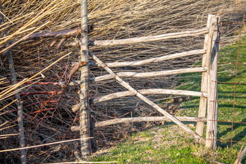 Wooden gate