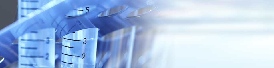 Laboratory test tube.