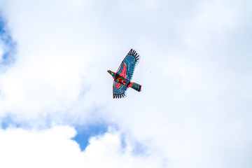 Kite flying against the sky