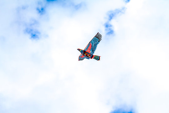 Kite flying against the sky