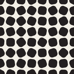 Chaotic square seamless geometric pattern.