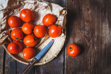 Fototapeta na wymiar Red Tomatoes
