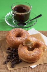 Coffee and donuts