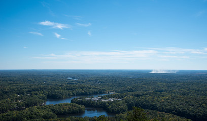 Landscape of Georgia from Stone Mountain 