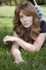 Fototapeta premium Natural beautiful woman