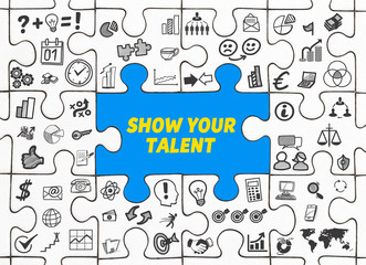 Show your Talent / Puzzle mit Symbole
