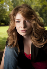 Fototapeta premium Natural beautiful woman