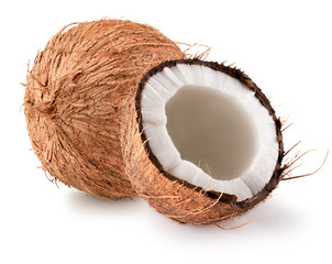 coconuts isolated on a white background