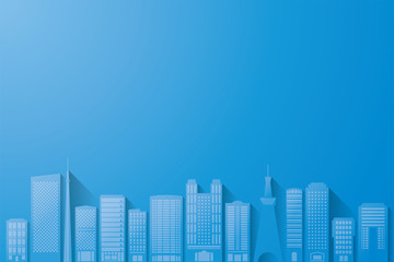 背景　都市　立体的　