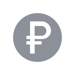 Ruble sign icon