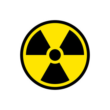 Radiation hazard sign symbol