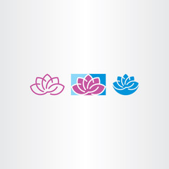 lotus icon design elements