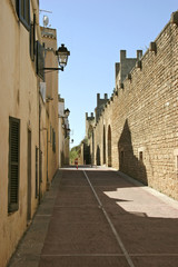 Old town of Alcudia, Mallorca, Balearic Islands, Spain, Europe