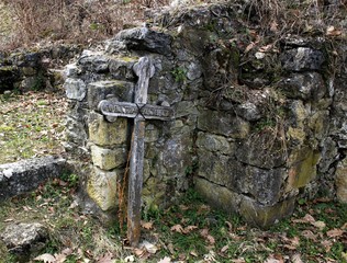 Castle and cross