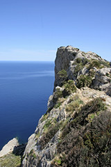 Fototapeta na wymiar Viewpoint Mirador des Colomer, Mallorca, Balearic Islands, Spain, Europe