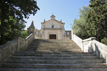Calvary in Pollensa, Mallorca, Balearic Islands, Spain, Europe