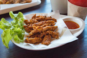 fried shrimp pancake