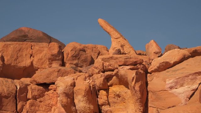 A stone resembling a phallus. Egypt Sinai
