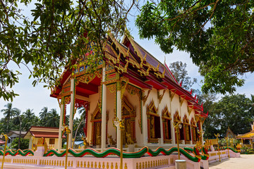 Naklejka premium Buddhist temple in Thailand