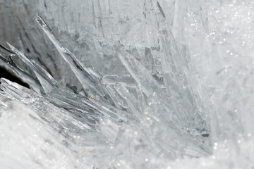 texture sharp icicles