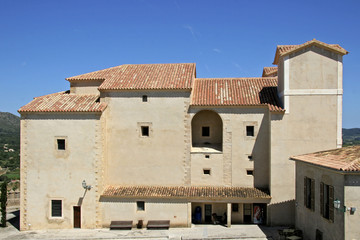 Fototapeta na wymiar Santuari de Sant Salvador in the Castle of Arta, Mallorca, Balearic Islands, Spain, Europe