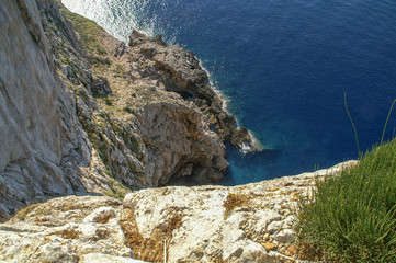 Tiefe Schlucht