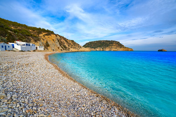 Obraz premium Cala Barraca beach in Xabia Javea of Alicante