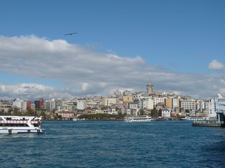 Fototapeta na wymiar View at Istanbul