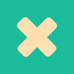 Medical patch illustration