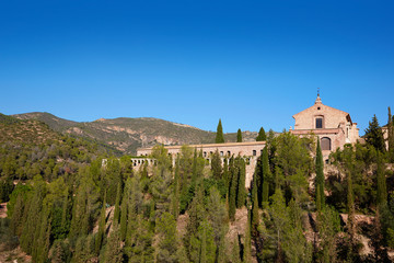 Fototapeta premium Calderona Sierra monastery Cartuja Portaceli