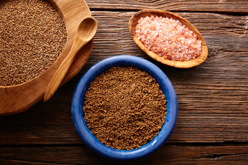 Sesame seeds gomasio seasoning ingredients